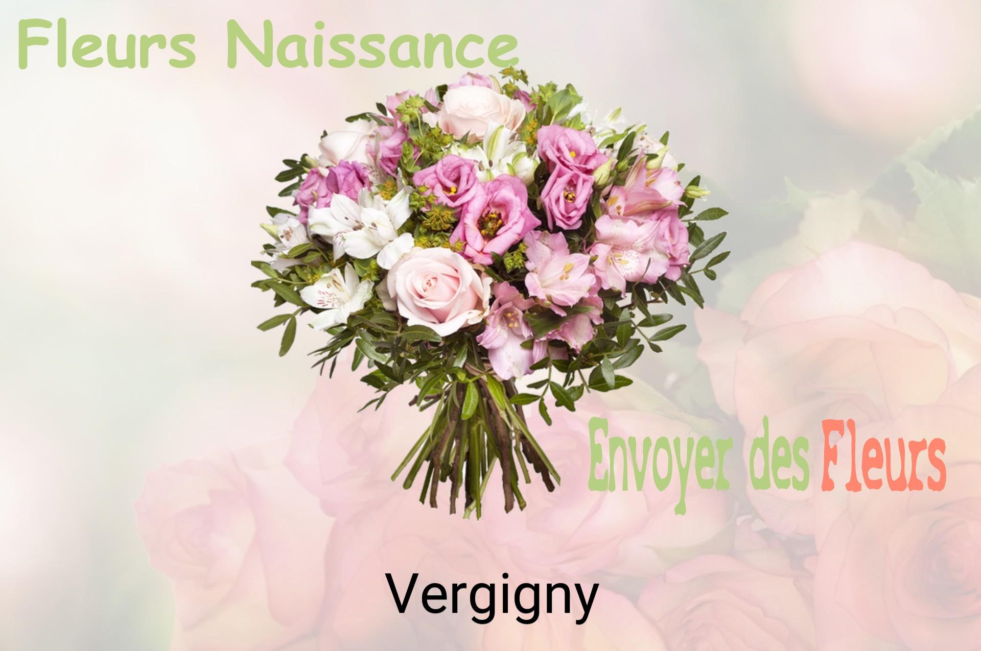 Bouquet de fleurs de naissance livré à Vergigny